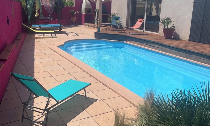 Le Puyricard Villa | Villa Fleur de sel, private pool, air-conditioned, Cassis 20min away, classified 3 *.