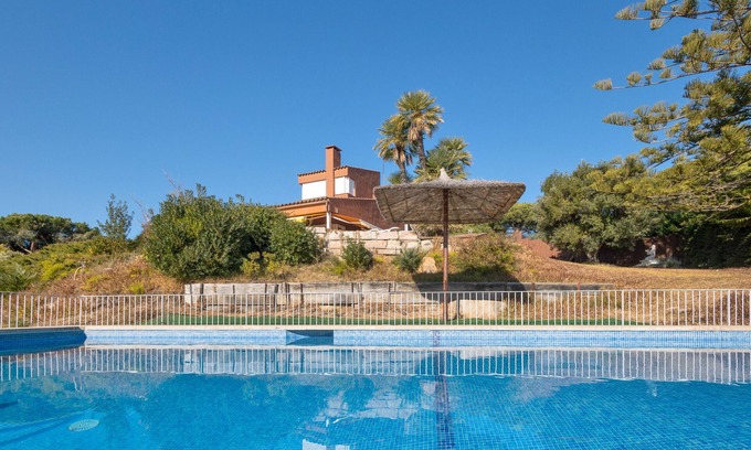 Sant Vicenc de Montalt Villa | Villa 'Great 70's Style House' with Private Pool, Wi-Fi and Air Conditioning