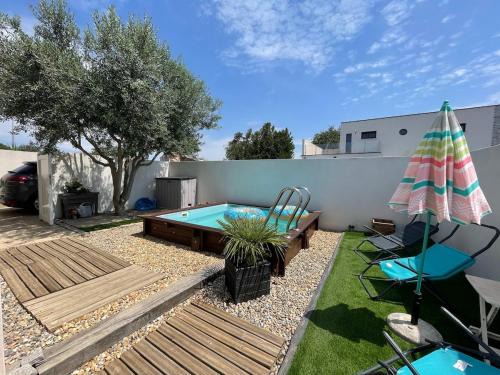 Saint-Just House | Villa Harmony Climatisation Piscine semi enterrée Wifi Camargue