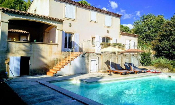 Rognes Villa | Villa in provence/near luberon in quiet area, 4 bedrooms with private pool & garden