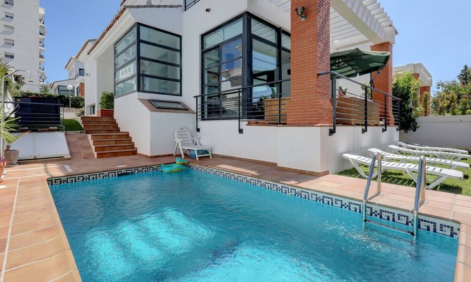 Benalmadena Costa Villa | Villa in Puerto Marina with private and heated pool