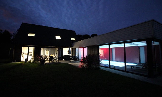 Fouesnant Villa | Villa indoor swimming pool, South Brittany near the sea