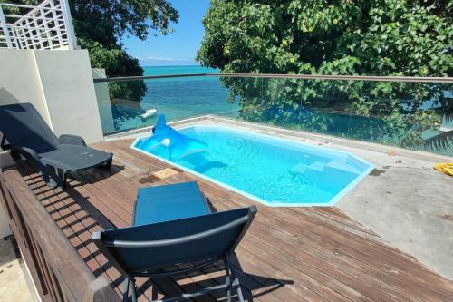 Mahebourg Apartment | Villa la Perléatim, piscine privée, vue sur le lagon