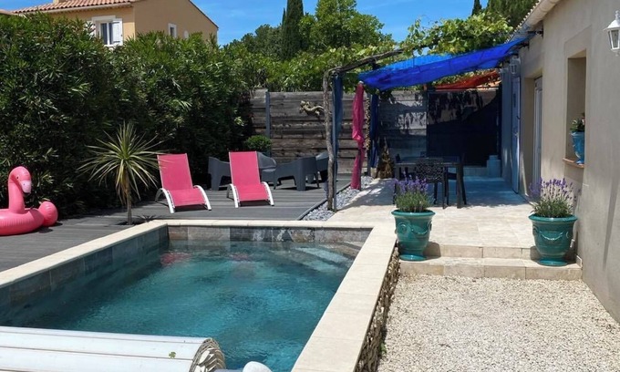 Tavel Villa | Villa les Lauriers Roses heated pool 10 min Avignon