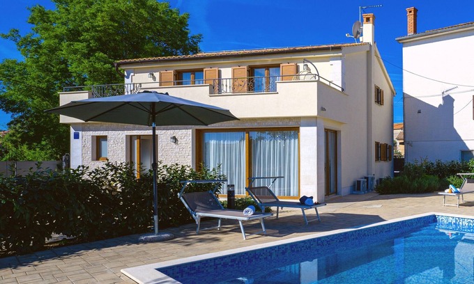 Sveti Anton House | Villa Mare With Private Pool And Garden, Malinska, Croatia