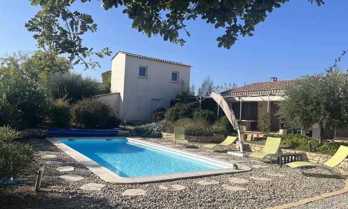 Blauzac House | Villa Moderne Climatisée 8 Personnes Piscine Proche Uzès