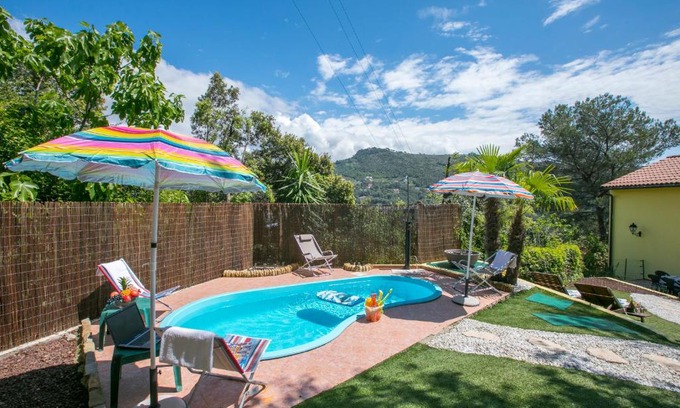 Camporosso Villa | Villa Monte Enrico - Pool And Whirlpool - Happy Rentals
