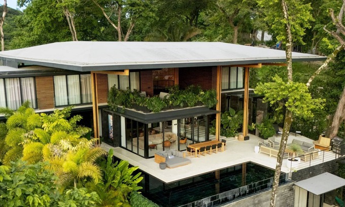 Playa Hermosa Cobano Villa | Villa Nalani Luxurious 6-bdr villa with 25 meter lap pool & amazing ocean view