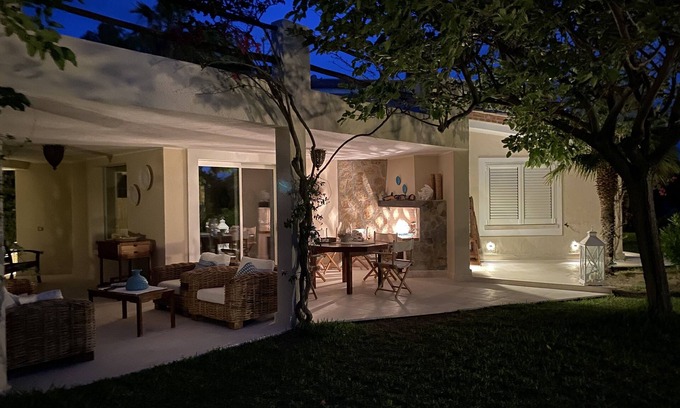 Notteri Villa | Villa on the sea, near the port and in 'marine protected area of Capo Carbonar