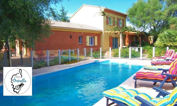 Ventiseri House | Villa ORINELLA Haute Corse for 12 to 18 pers swimming pool clim beach proxi Solenzara