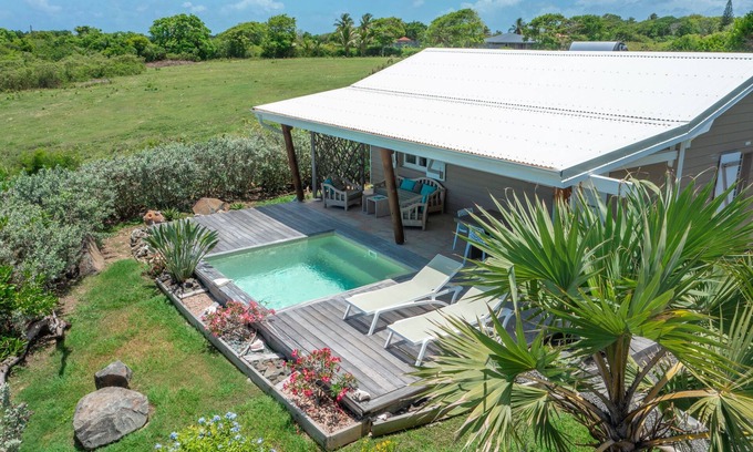 Le Moule Villa | Villa Parfum de Cannelle 4 *, a dream view at Domaine Bonheur Indigo!