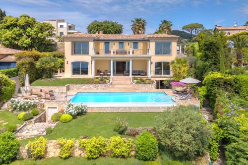 Vallauris Villa | Villa Pertuades Villa with amazing sea view and swimming pool