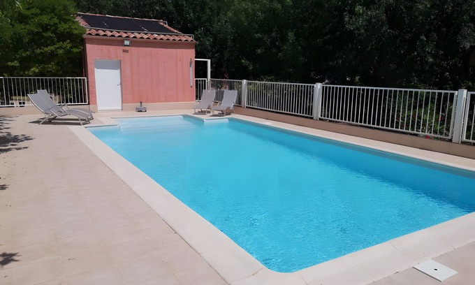 Le Bosc Villa | Villa 'Piscine Proche Lac Du Salagou' with Private Pool, Private Terrace and Wi-Fi