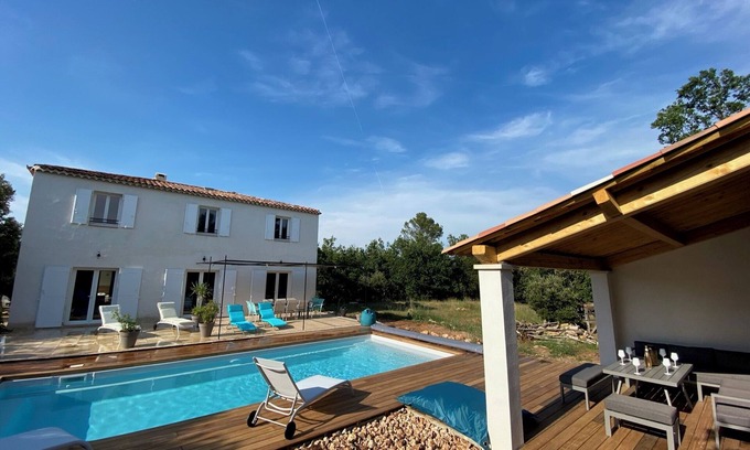 Regusse House | Villa Piscinegorges du Verdon Lac de Sainte-croix