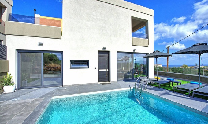 Kato Galatas Villa | Villa Popi - Holiday Villa Rental with swimming pool on the Island of Crete