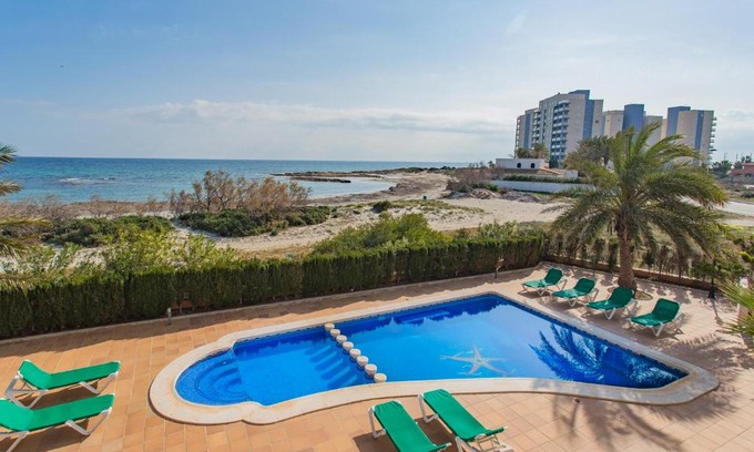 San Javier Villa | Villa Primera línea del Mediterráneo y piscina privada.