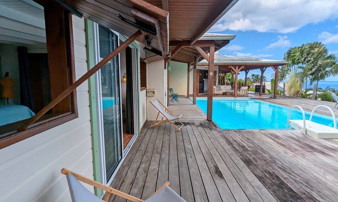 Bouillante Villa | Villa Rêve leeward, facing the sunset