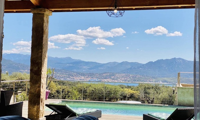 Olmeto Apartment | Villa sea view 4 bedrooms and pool