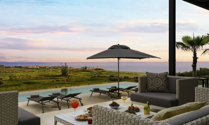 Sciacca Villa | Villa Seafront, beautiful and charming luxury villa with 3 bedrooms, private pool and incredible...