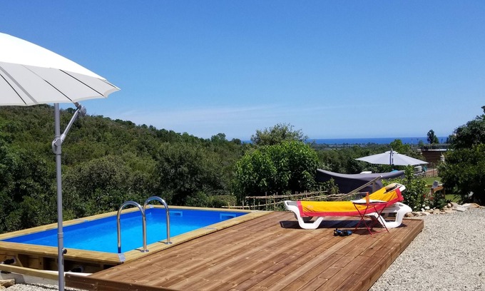 Ventiseri Apartment | Villa set between the sea and the Massif de Bavella, magnificent view.