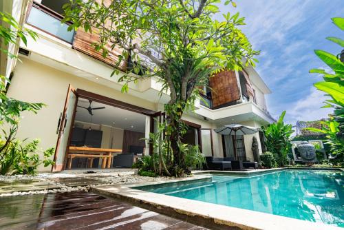 Dewi Sri Villa | Villa Tepi Sungai a luxurious, under new management, 6 bedroom 620 sqm retreat featuring a stunning 15 meter pool and dedicated childrens room with 4 bunk beds newly renovated in Seminyak