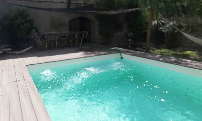 Sigean House | Villa Thelya, Spacious Town House with Garden, Pool and Private Garage