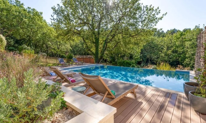 Saignon Villa | Villa Vauvert, enchanting country residence with private infinity pooln