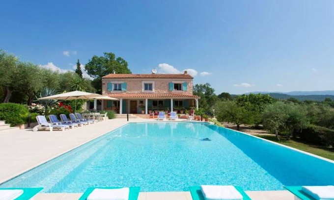 Saint-Cezaire-sur-Siagne Villa | Villa with private pool (14m x 7m), 5 bedrooms, panoramic view, quiet, A/C