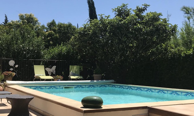 Sarrians Villa | Villa with heated pool and optional attached studio apartment