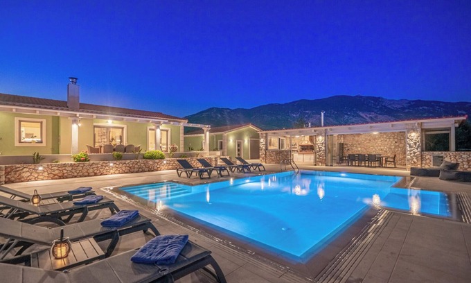 Karavados Villa | Villa with private Pool in Olea Villas Kefalonia