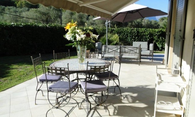 Valbonne Villa | Villa with terraces and swimming pool panoramic view. Near golf courses and beach, 1km from village
