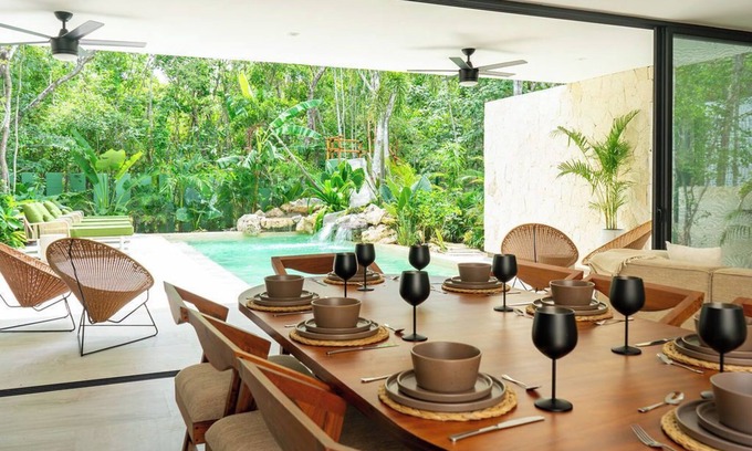 Xpu-Ha House | Villa XPuHa tropical garden between Tulum and Playa del Carmen, near the beach
