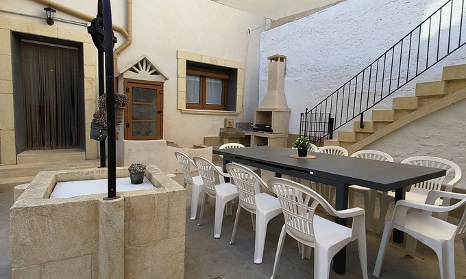 Bellvey House | Village house with patio and barbecue