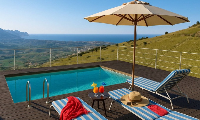 Alcamo Ski Chalet | Villetta Bonifato with breathtaking views of the Gulf of Castellammare
