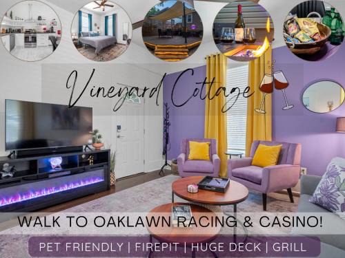 Hot Springs House | Vineyard Cottage-Pet Friendly & Walk to Oaklawn!