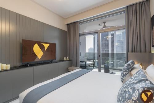 Madinat Zayed Apartment | VOGUE MAG318 Business Bay - Downtown Dubai - Pool View with balcony and walkable to Burj Khalifa and The Dubai Mall