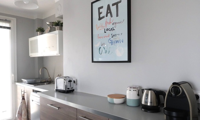 7th Arrondissement Apartment | Vue Mer, Tout Équipé-climatisation/wifi Plage Catalans/pharo