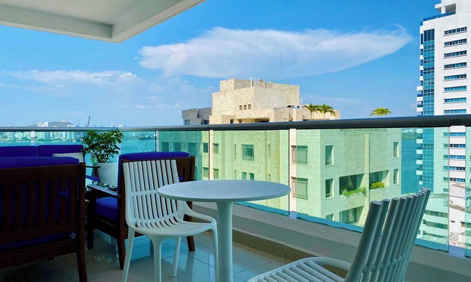 Castillogrande House | w* | Wonderful 2BR with balcony in Cartagena