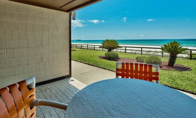 Panama City Beach Villa | Walk Out Your Door To Beach/Walk To Pier Park, Beach Front