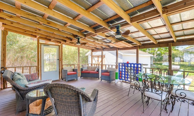 Navy Point House | Walk to Beach: Family Getaway in Pensacola