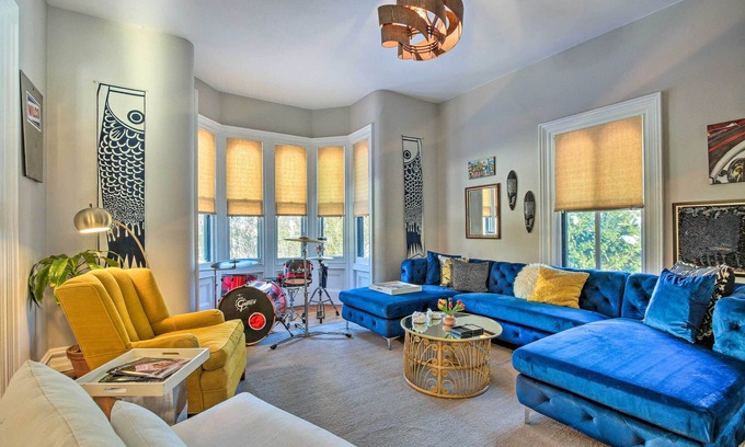Millerton House | Walk to Downtown: Pet-Friendly Millerton Home!
