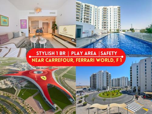 Abu Dhabi Apartment | Walk To Mall, Chic Decor 1br! Near Ferrari, F1