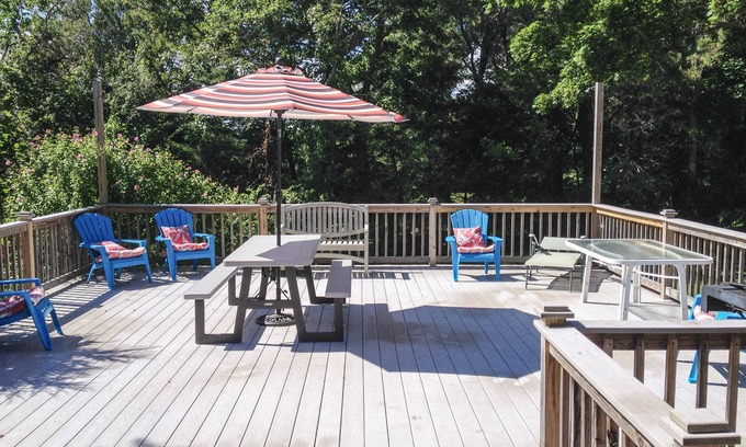 Dennis House | WALK to Mayflower Beach Clean home. Perfect family vacation. Great deck & yard