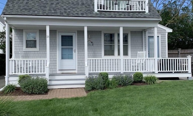 Easton's Point House | Walk to the Beach or Relax on the Balcony of this Beautiful Rental!