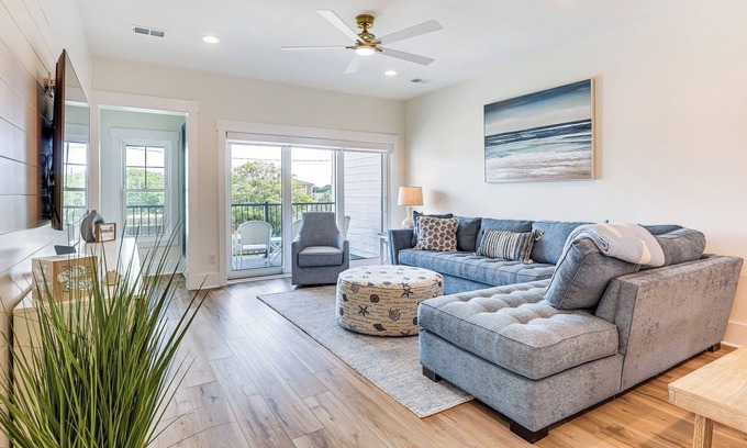 North Carolina Coast House | Walk to the Waves: Coastal Kure Beach Retreat