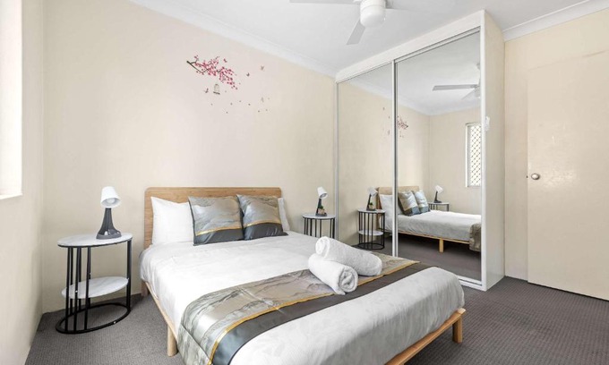 North Parramatta Apartment | Warm Oasis at Parramatta- 2 BR - Free Parking - Near Shops