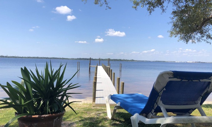 Parker Cottage | Water front cottage on East St Andrews Bay private boat dock with slips