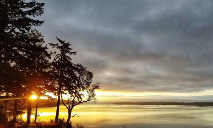 Camano Island House | Waterfront AND tucked in the woods! Such a great escape.