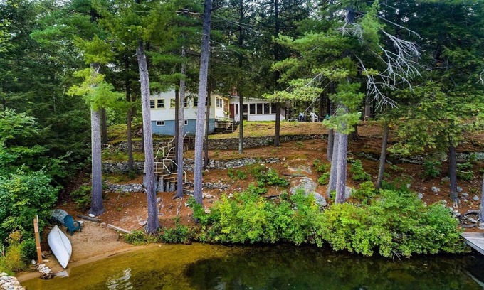 Laconia Cottage | Waterfront camp on quiet part of Lake Winnisquam, dog-friendly, w/dock