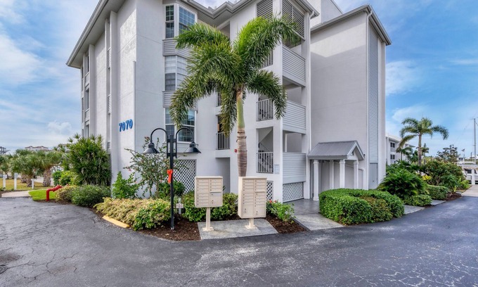 Placida Condo | Waterfront Condo, Top Floor with Water View, THE location! Beautiful Pool.